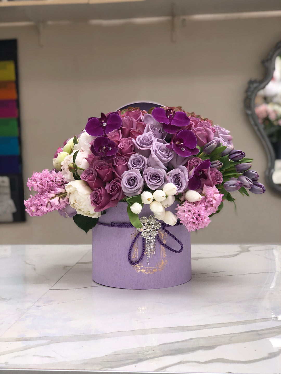 LV Box of Love - LV Flowers Woodland Hills CA – Tinas Flowers & Gifts