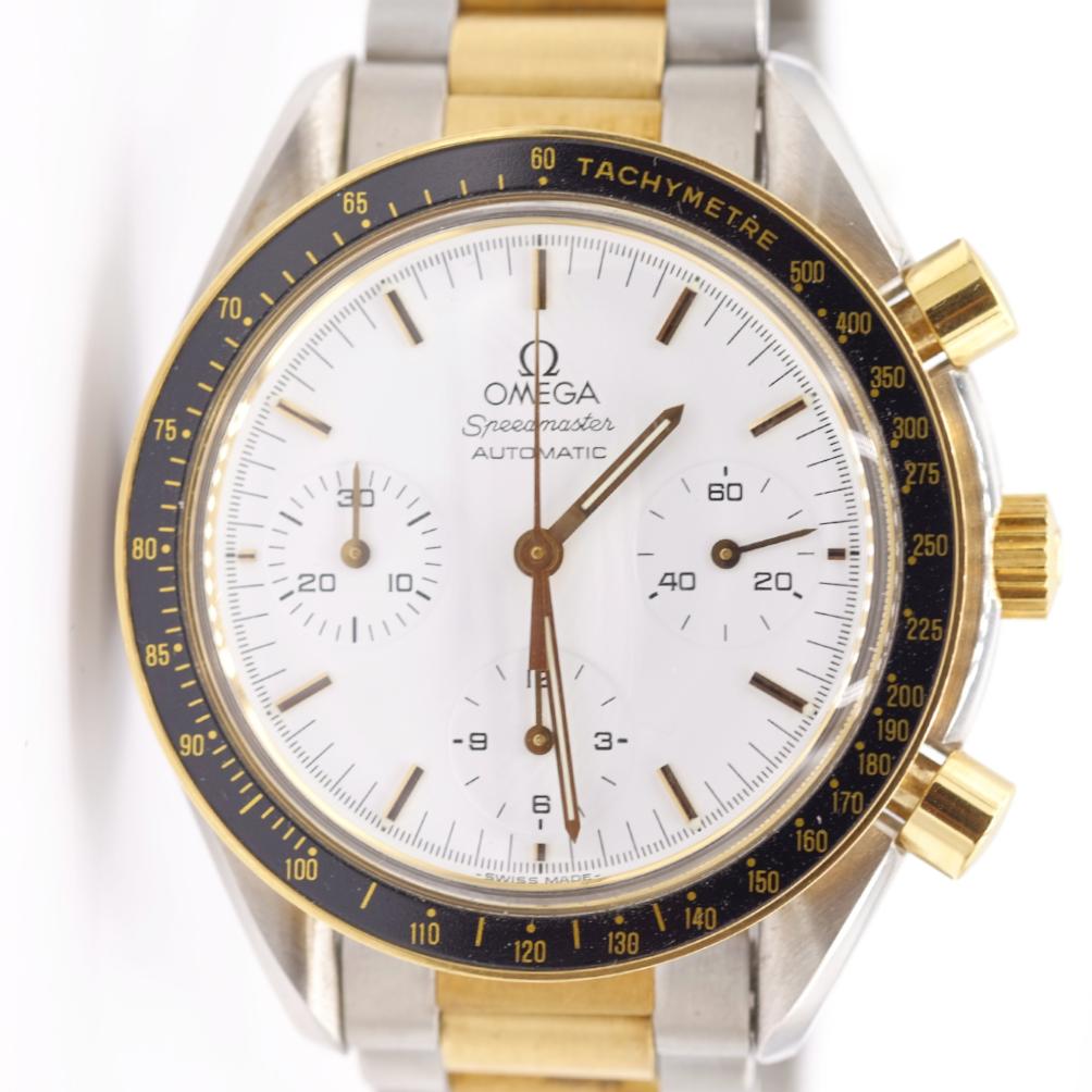 omega two tone watch