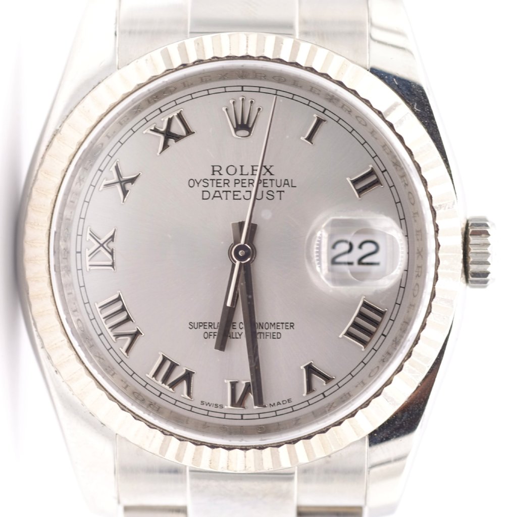 Pre-Owned Rolex Silver Face Oyster 