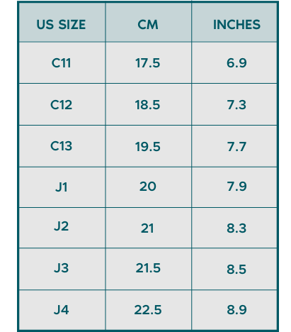 air jordan size chart youth