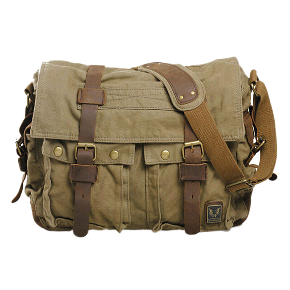 The Rockhopper - Men's Travel-Friendly Canvas Messenger Bag ...