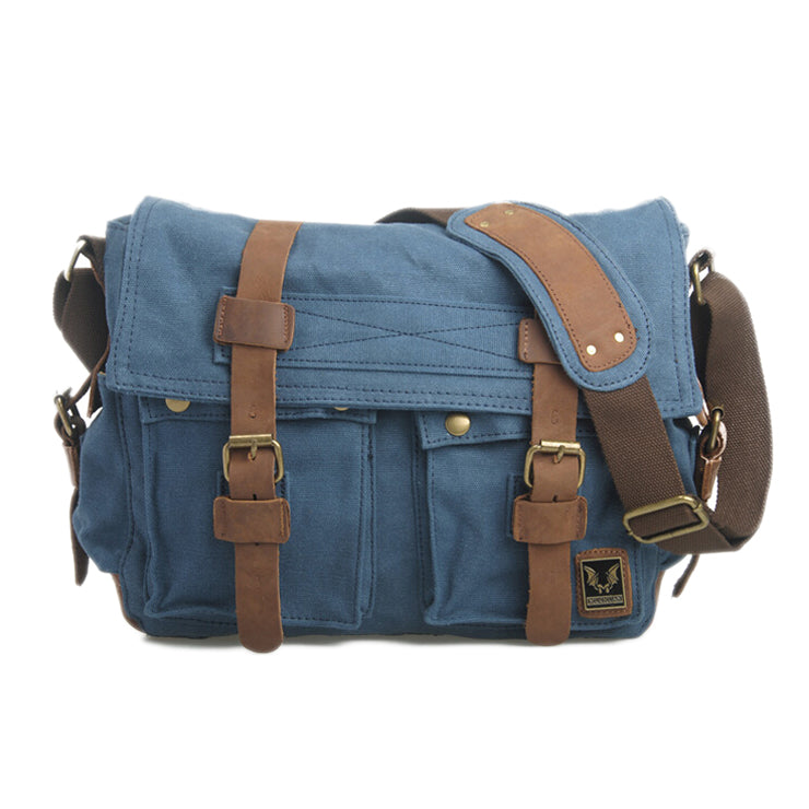 The Rockhopper - Men's Travel-Friendly Canvas Messenger Bag ...