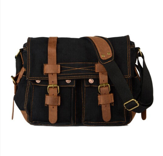 The Rockhopper - Men's Travel-Friendly Canvas Messenger Bag ...