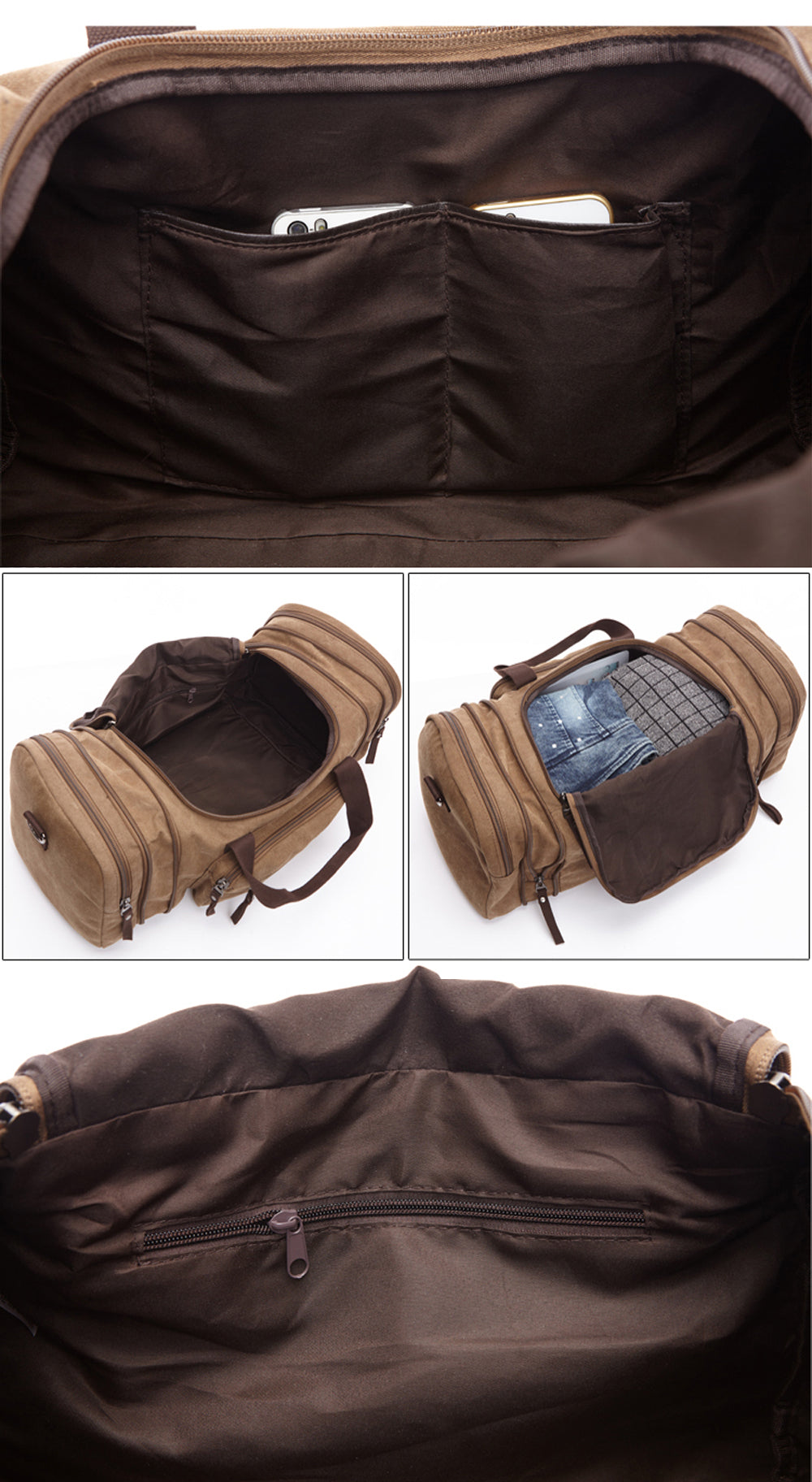 The Baja Weekender Duffel - Large Canvas Travel Bag For Men (Multiple – www.bagssaleusa.com/louis-vuitton/