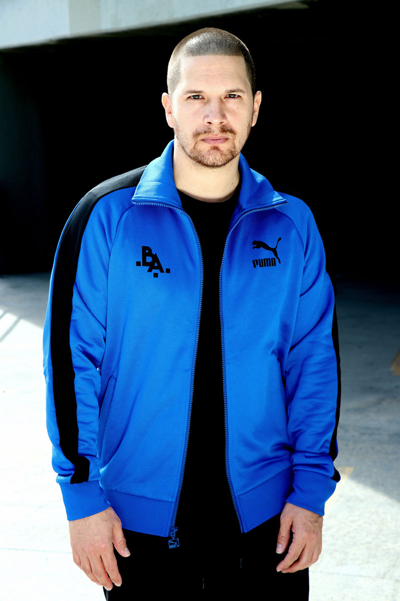 puma track jacket blue