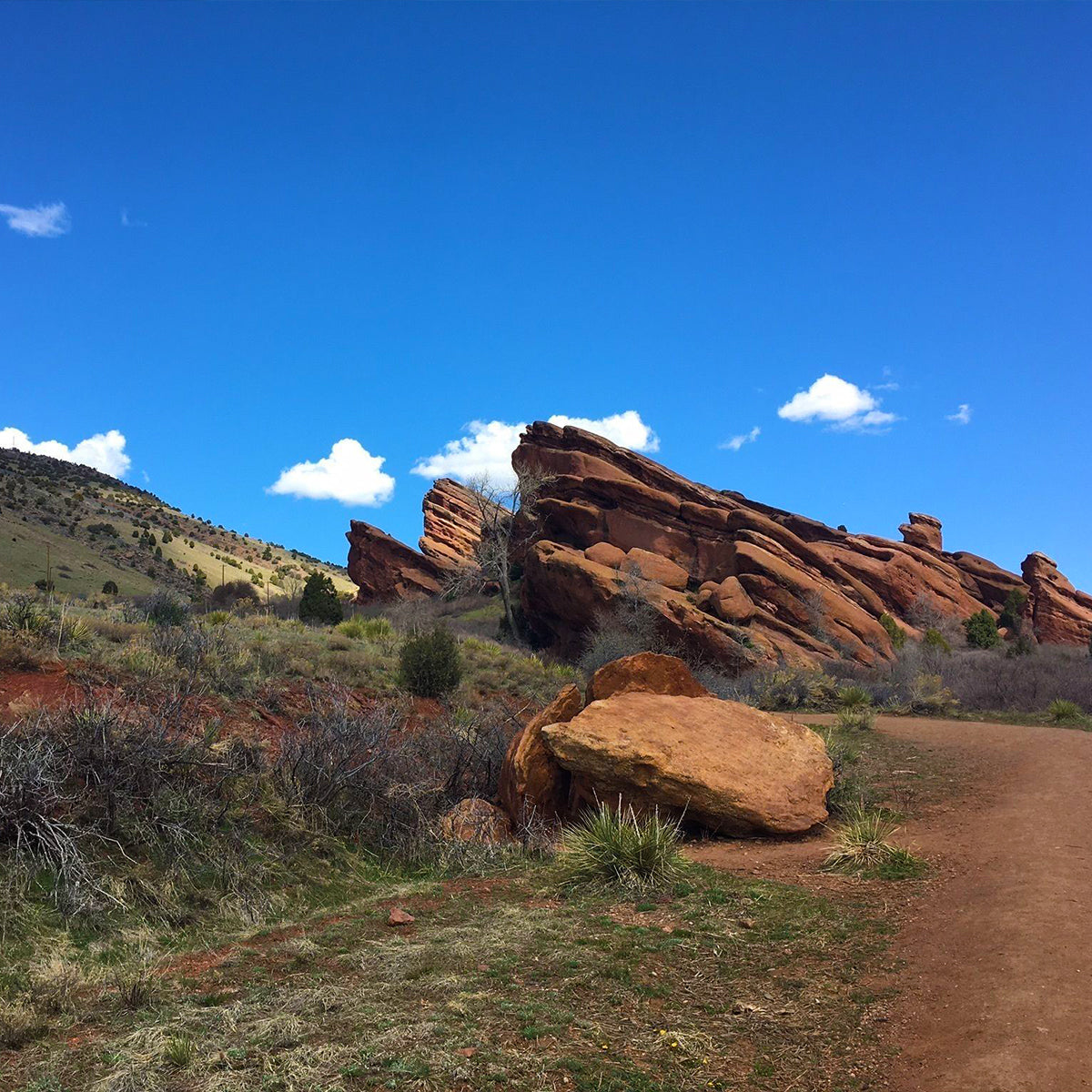 red rocks hiking destination