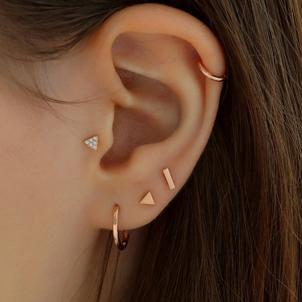 10k \u0026 14k Gold Cartilage Piercings 