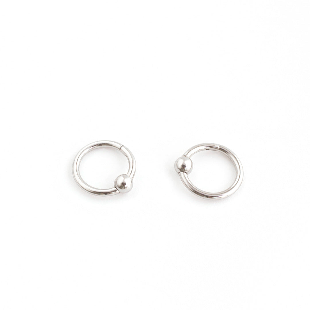 Hinged Captive Bead Ring 316L Stainless Steel | Musemond