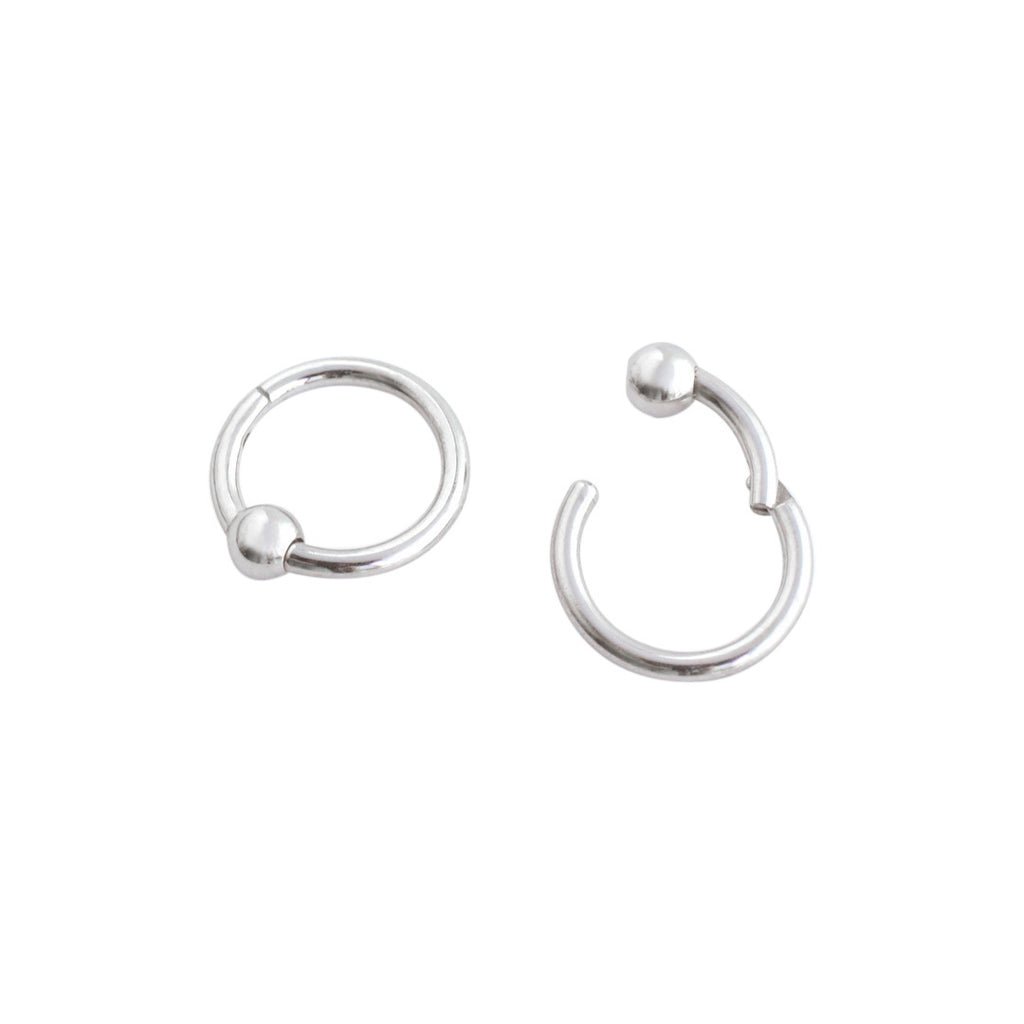 Hinged Captive Bead Ring 316L Stainless Steel | Musemond