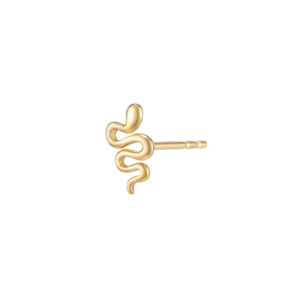 Dazzle Flower Stud Earring 14K Gold