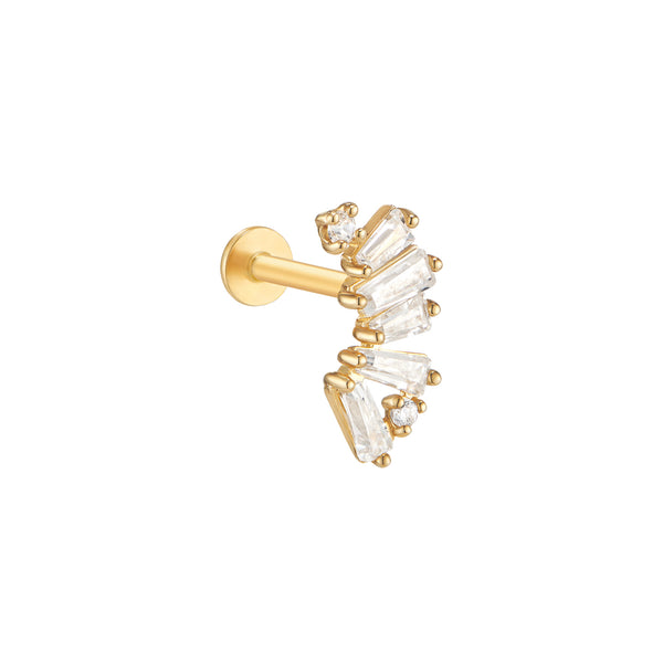 Baguette Gem Flat Back Stud – Cords Club