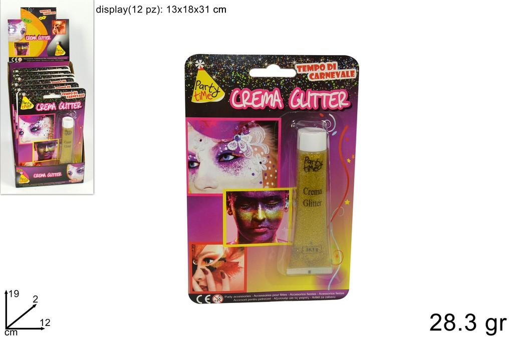 TRUCCHI MAKE UP CARNEVALE CREMA ORO GLITTER BLISTER 28