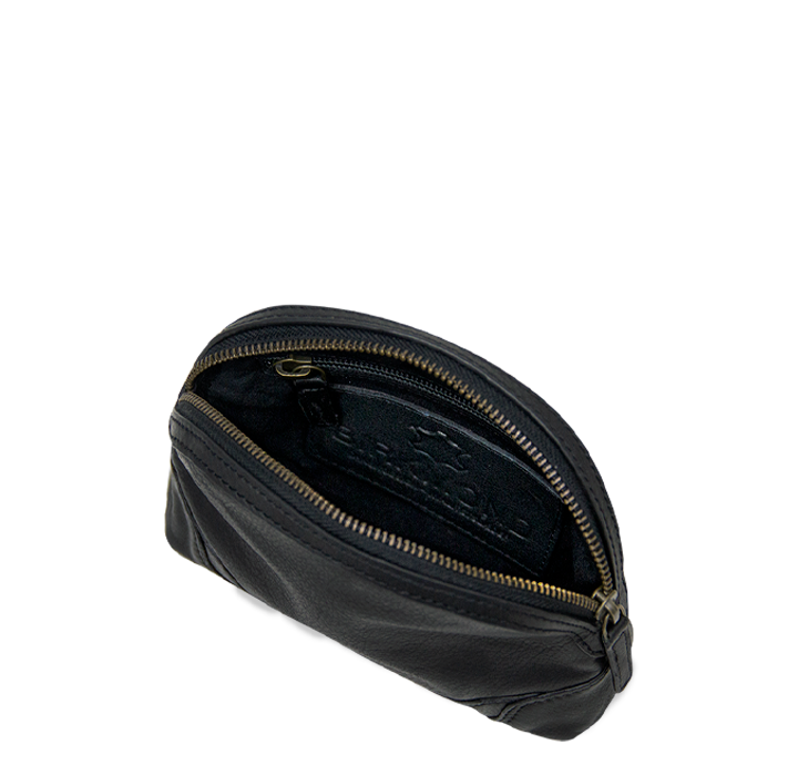 Smuk og praktisk pung i læder, sort -495kr. – BIRKMOND