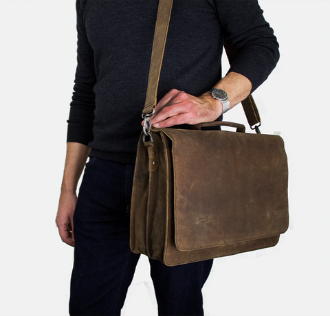 Nye enkle lædertasker mænd – BIRKMOND