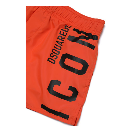 sponsor motto Ruimteschip Dsquared2 Kids Icon Zwembroek Oranje