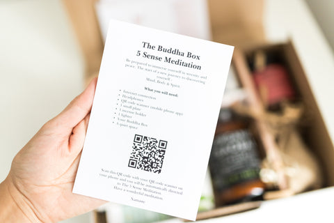 The Buddha Box 5 sense meditation will help you to connect with yourself and find balance