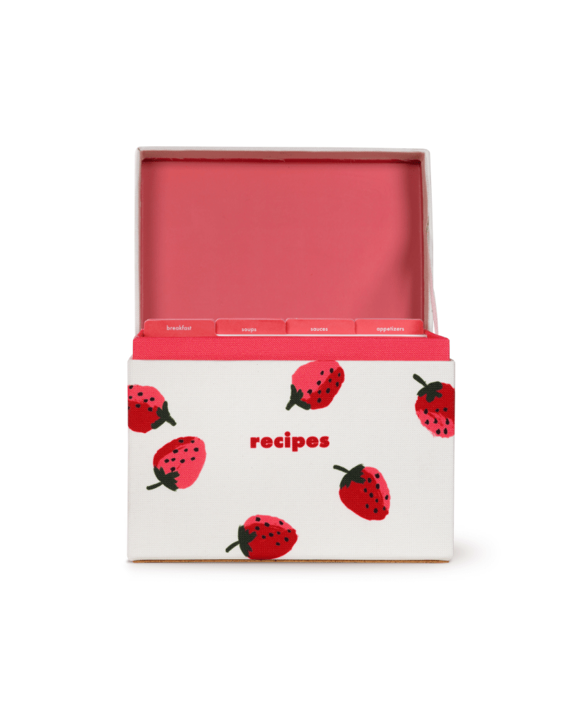 Kate Spade New York | Recipe Box - Strawberries – A Little Bird Told Me...