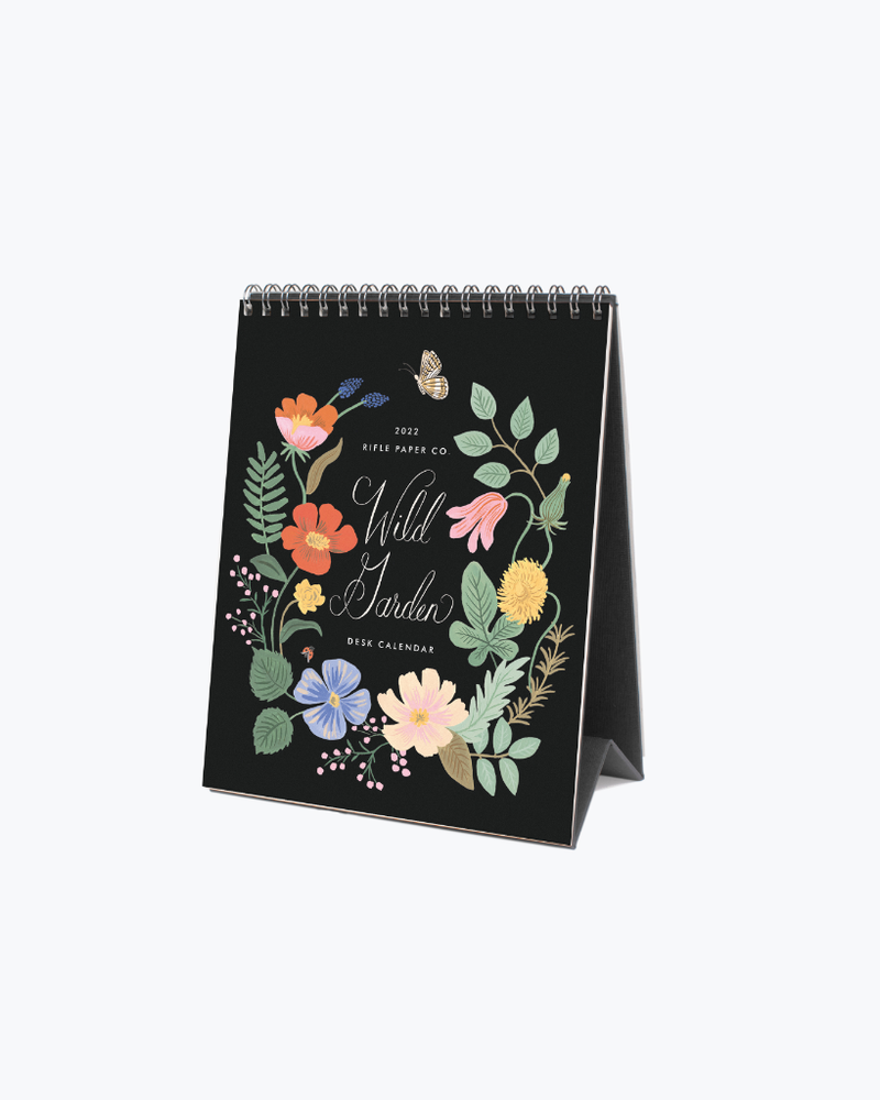 Rifle Paper Co. | Desk Calendar 2022 - Wild Garden – A Little Bird Told Me...