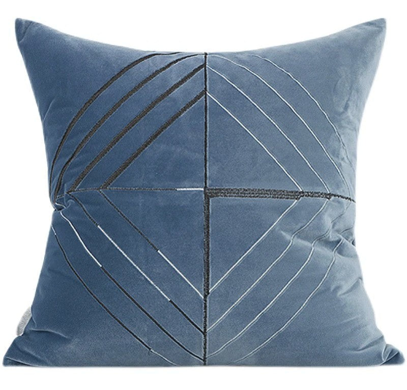 Throw Pillows for Couch, Blue Decorative Throw Pillows, Modern Sofa Pillows, Modern Throw Pillows for Living Room