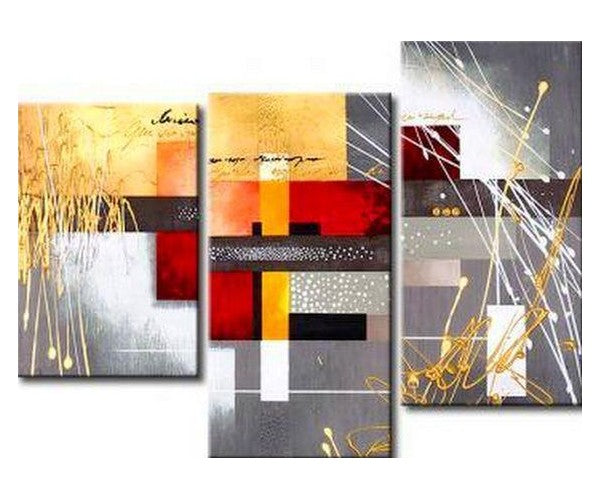 3 Piece Wall Art, Abstract Acrylic Paintings, Texture Artwork, Acrylic Painting on Canvas, Modern Wall Art Paintings