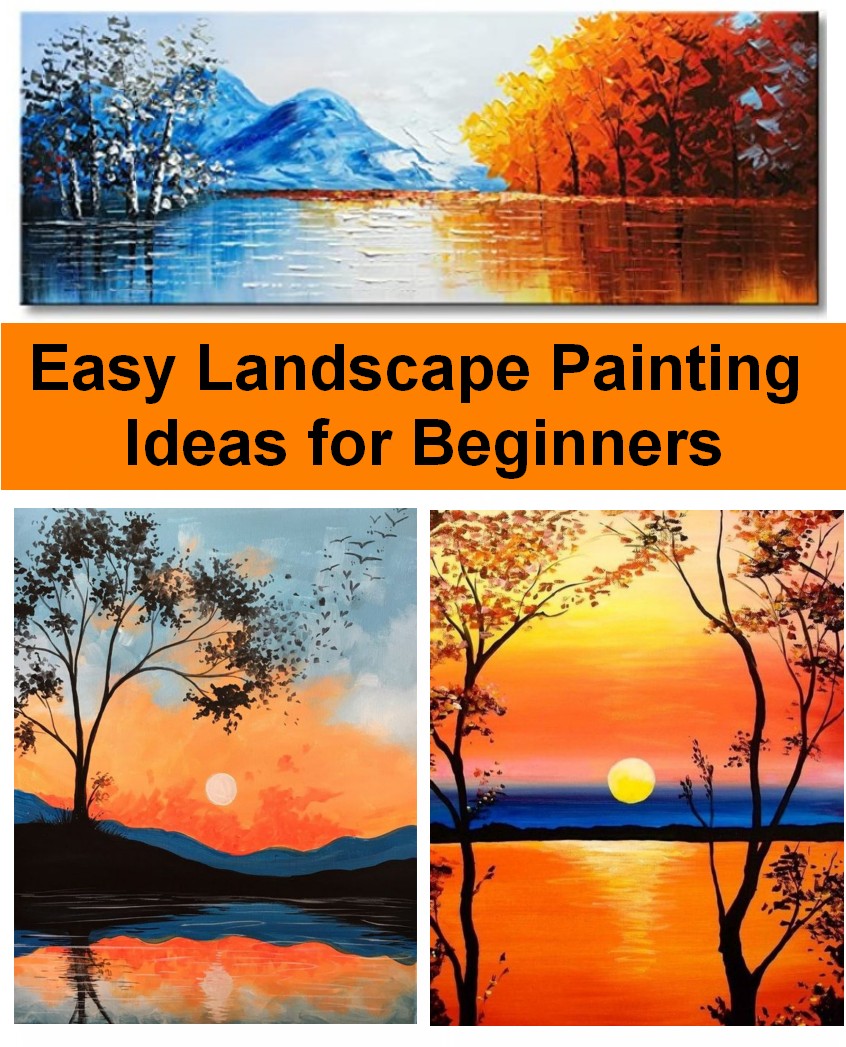 10 Amazing and Easy Step by Step Tutorials & Ideas on How to Paint an Orange  with Acrylics on Canvas