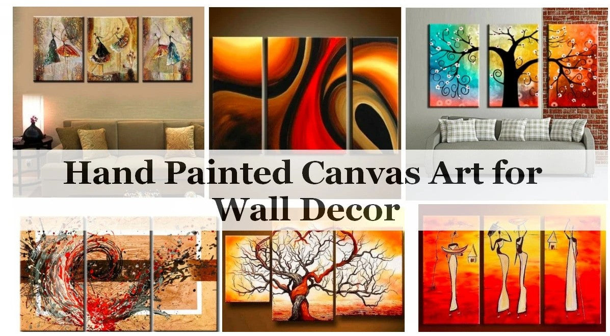 Buy Acrylic Painting Online, Wall Art Ideas for Living Room, Modern Acrylic Artwork, Hand Painted Canvas Art, 3 Piece Paintings