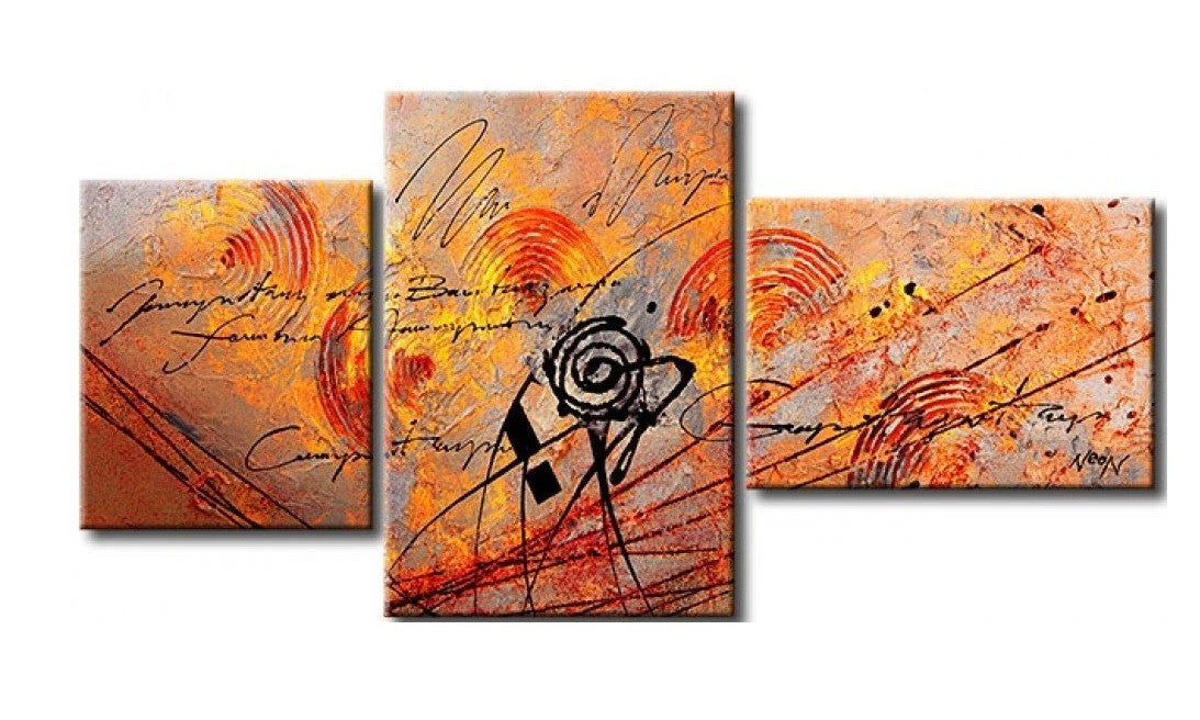 Hand Painted Artwork, Acrylic Painting Abstract, Texture Painting, 3 Piece Wall Art, Abstract Acrylic Paintings