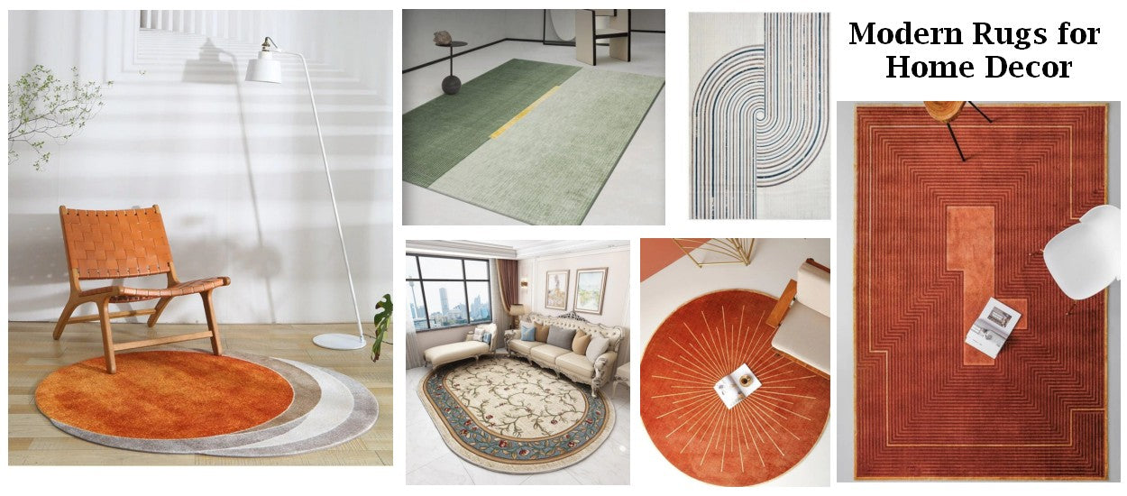 Geometric Modern Rugs, Round Contemporary Modern Rugs, Large Living Room Modern Rugs, Bedroom Modern Rugs, Coffee Table Area Rugs, Modern Area Rugs in Dining Room