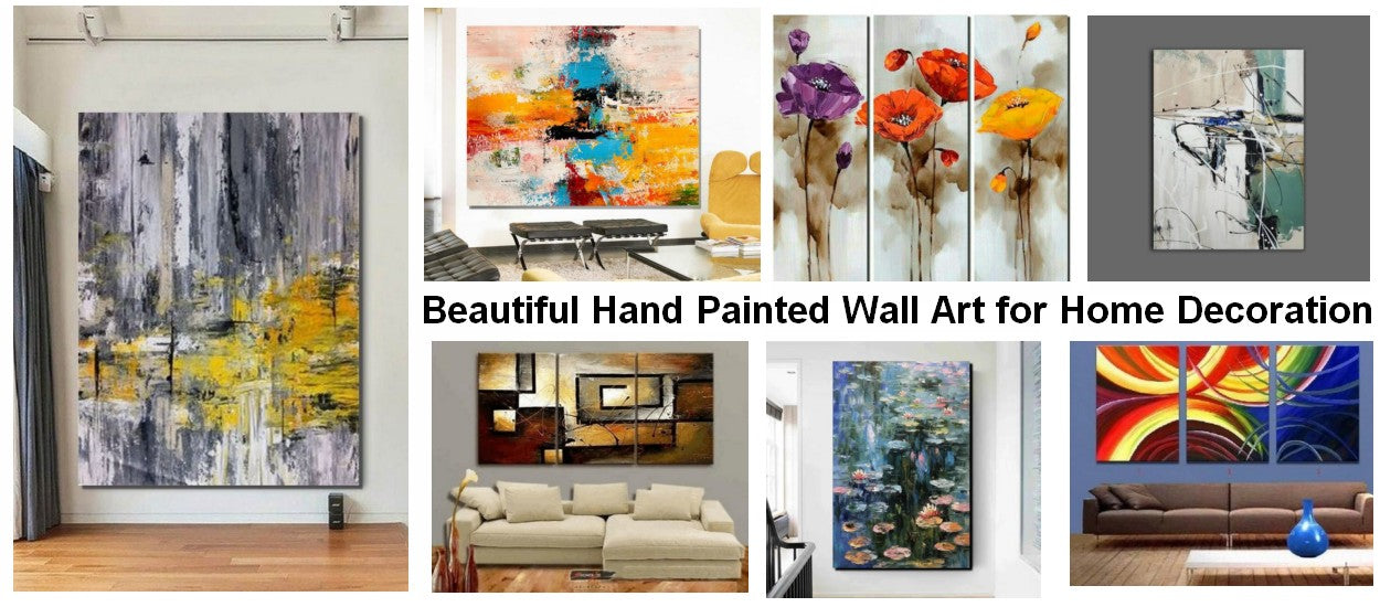 Modern Paintings, Large Wall Art for Living Room, Abstract Canvas Pain ...