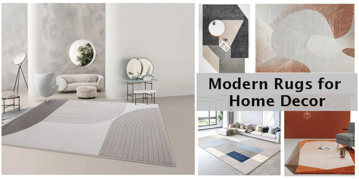 Geometric Modern Rugs and Carpet, Modern Area Rugs for Living Room, Abstract Rugs, Grey Modern Area Rugs, Modern Area Rugs, Contemporary Modern Rugs Texture