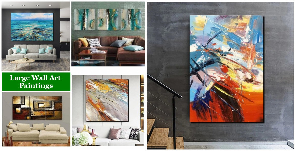 Extra Large Canvas Wall Art Paintings, Modern Wall Art Painting Ideas ...