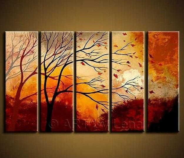 Landscape Paintings, Abstract Landscape Painting, Autumn Landscape Painting, Tree Paintings, Acrylic Paintings