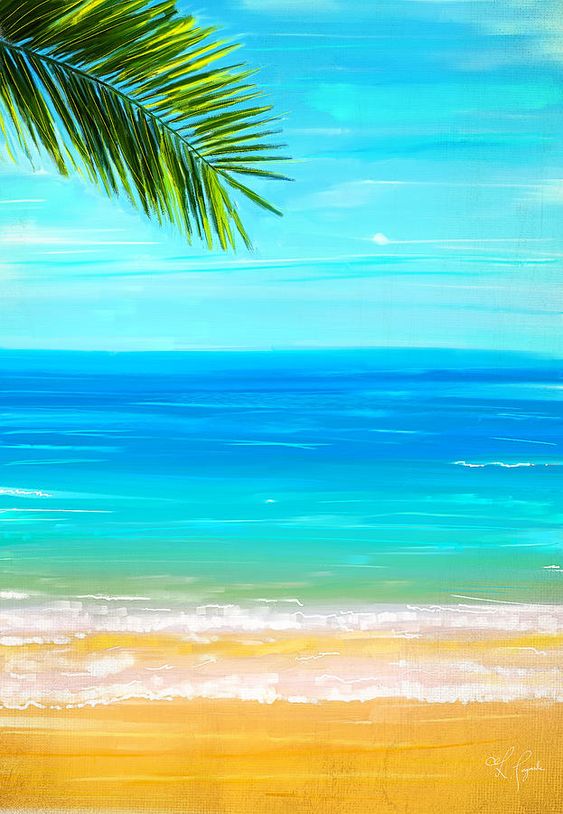 50 Easy DIY Acrylic Painting Ideas, Easy Landscape Painting Ideas for Beginners, Seascape Palm Tree Painting, Simple Oil Painting Techniques