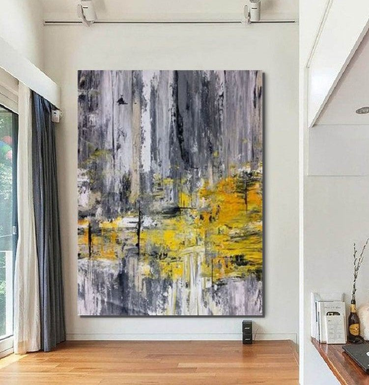 Living Room Wall Art, Extra Large Acrylic Painting, Modern Contemporary Abstract Artwork