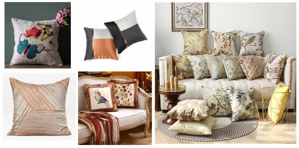 Rustic Decorative Sofa Pillows for Living Room, Decorative Throw Pillo –  Silvia Home Craft
