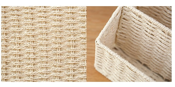 Woven Straw File Folder Racks