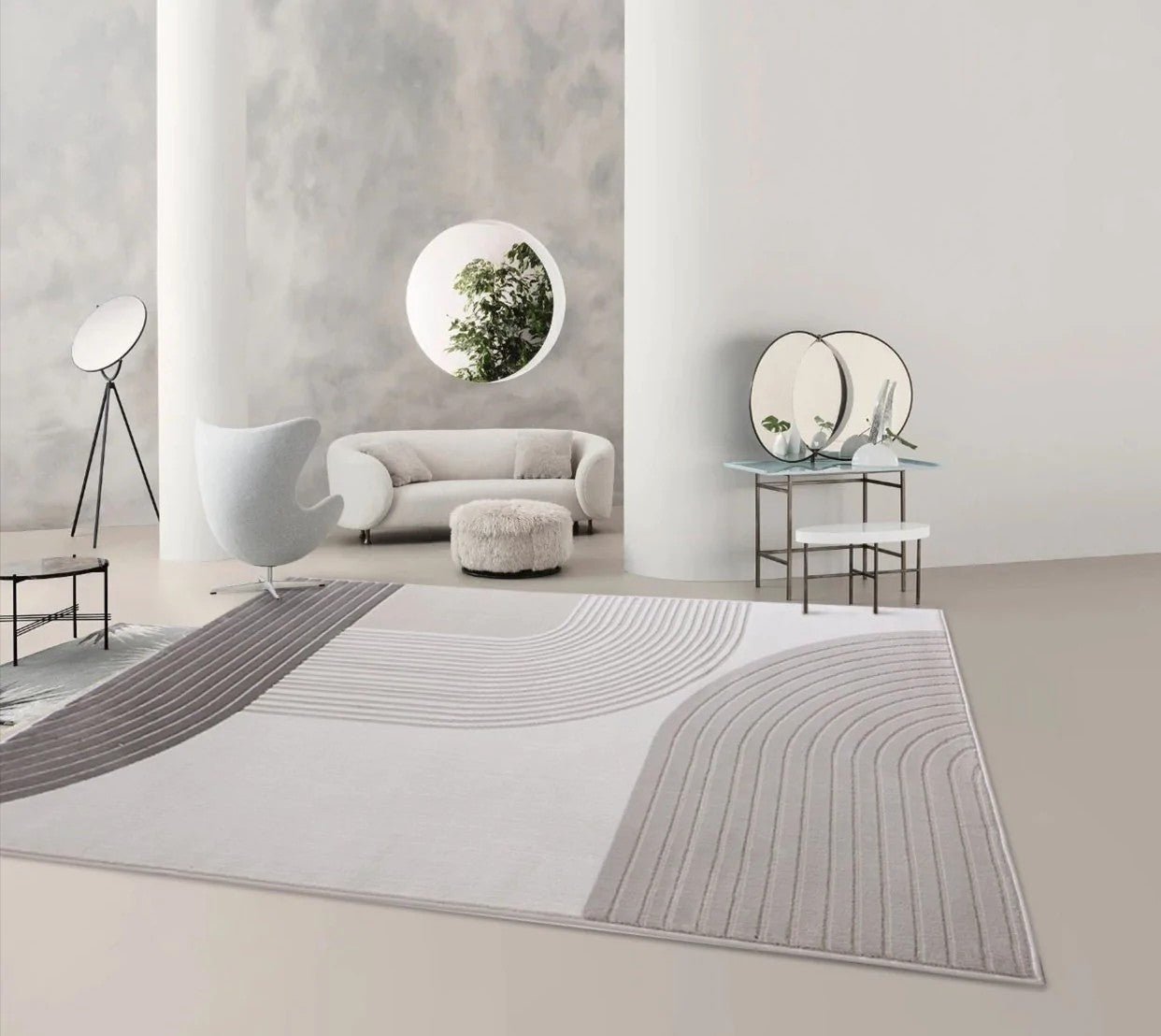 Modern Rugs for Living Room, Large Grey Rugs, Contemporary Area Rugs for Bedroom, Dining Room Floor Rug, Large Floor Rugs for Office