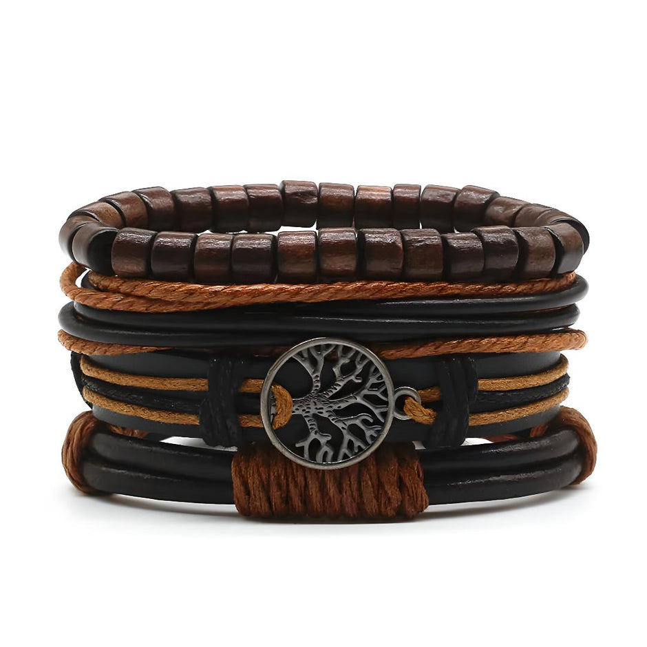 Ethnic Bracelets Rope, Braided, Leather | Free Vibes