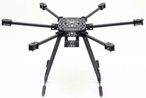 AeroWing 850mm (ZD850) Carbon Fiber 6-Arm Mulicopter Airframe Kit (AW-MC-1001) - SPEXDRONE-STORE