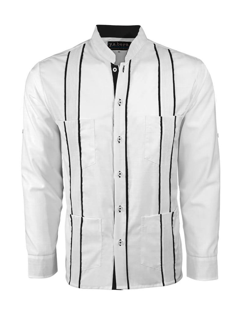 Couture Blanco Delicado Mau Four Pocket Guayabera –  Clothing