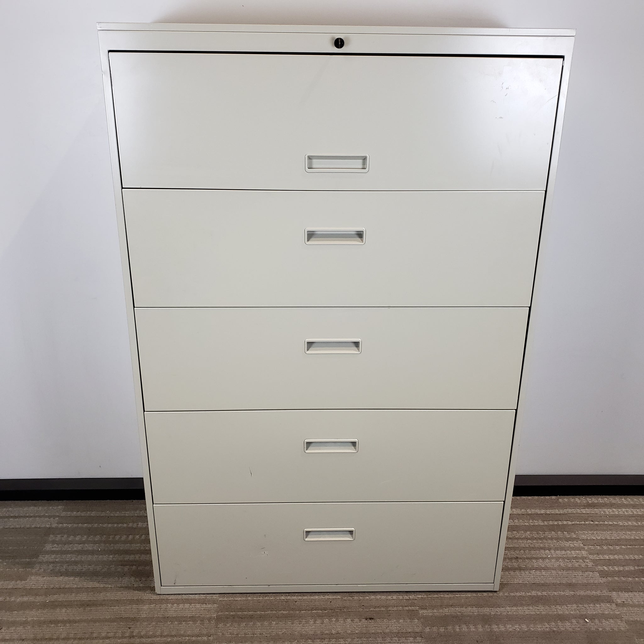 Herman Miller 42 5 Drawer Lateral File Cabinet Used Office Furniture Tj Office Furniture