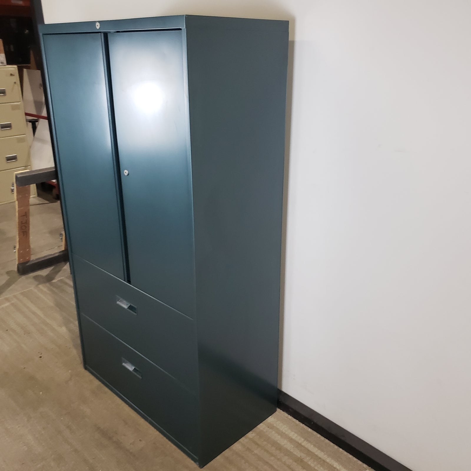 Steelcase Metal Storage Cabinet and Lateral File Cabinet ...