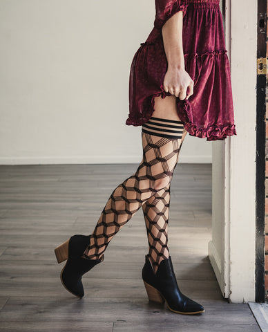 thigh highs with dresses