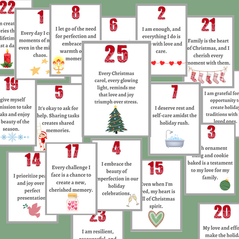 25 Christmas Affirmations