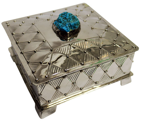 large silver jewellery box