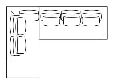 Alex Sectional 317 lhf