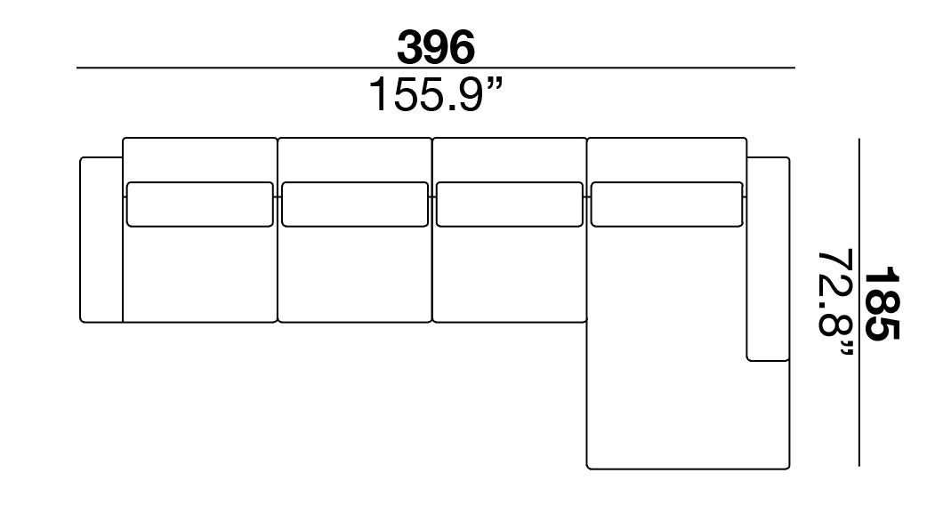 Clift Sectional 396