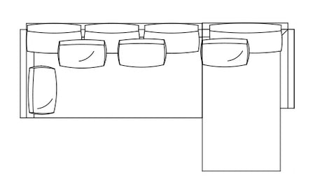 Casadesus Menfis Sectional 307 cm