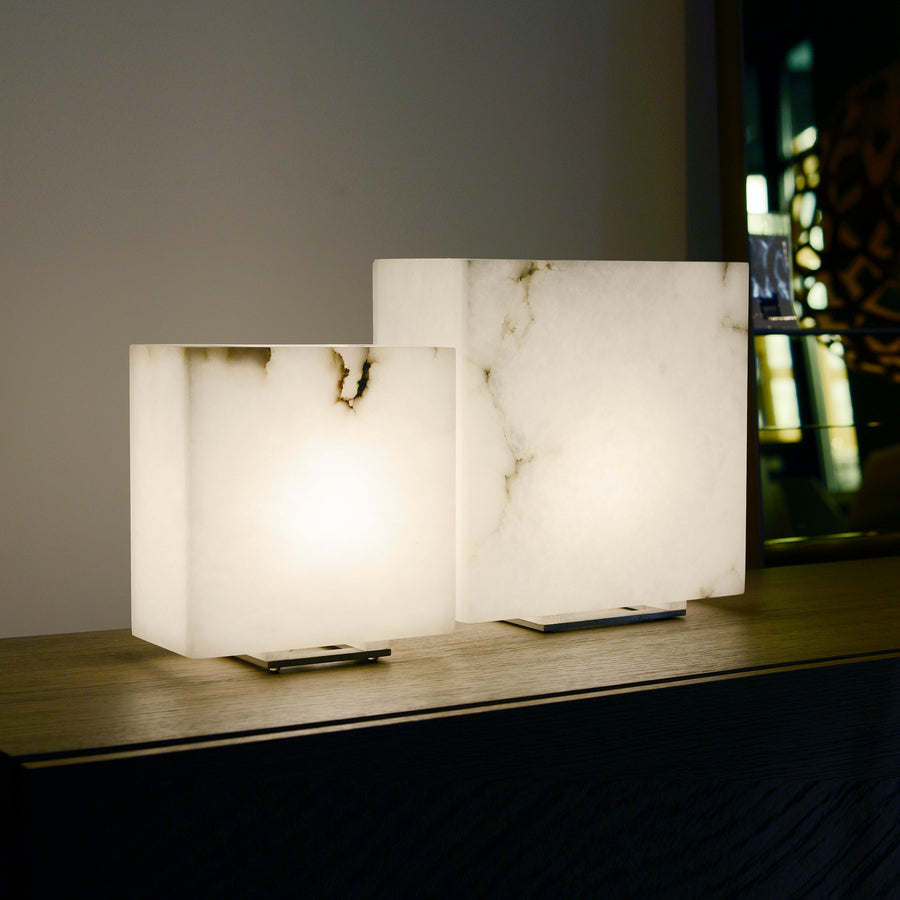 Dema Alabaster Table Lamps - made in Tuscany – Spencer Interiors Inc.