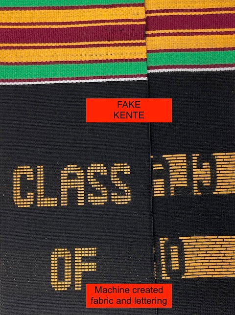 fake kente stole